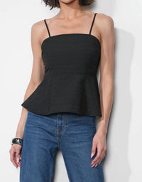 GREYLIN Women's Everly Top in black - women's shirt - alternate view