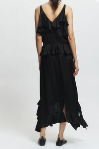 Saint Art - Gavin Ruffled Viscose Dress