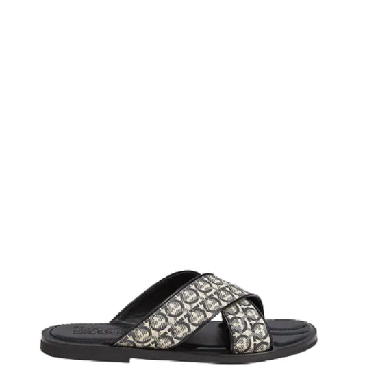Salvatore Ferragamo - Men's Gancini Cross-over Strap Sandals
