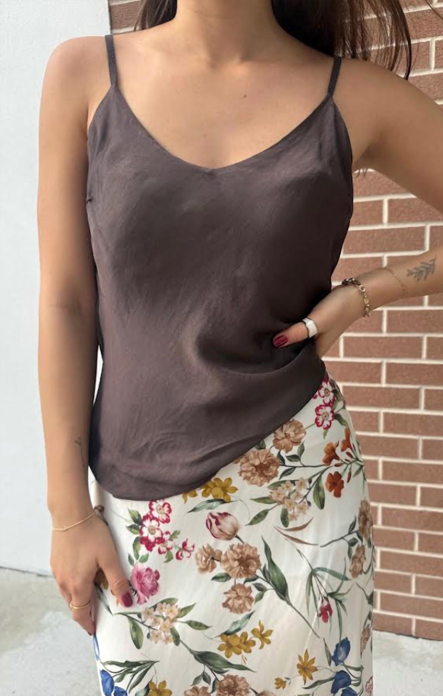 Mint Exclusives - Adjustable Strap Silky Tank