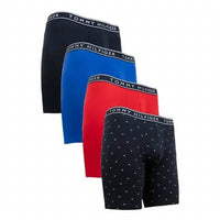 Tommy Hilfiger - Men's Cotton Stretch Boxer Brief - 4 Pack