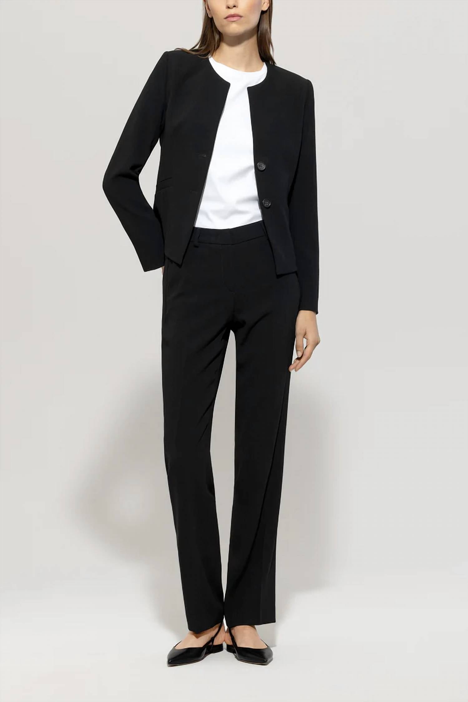 Luisa Cerano - Straight-cut Suit Trouser