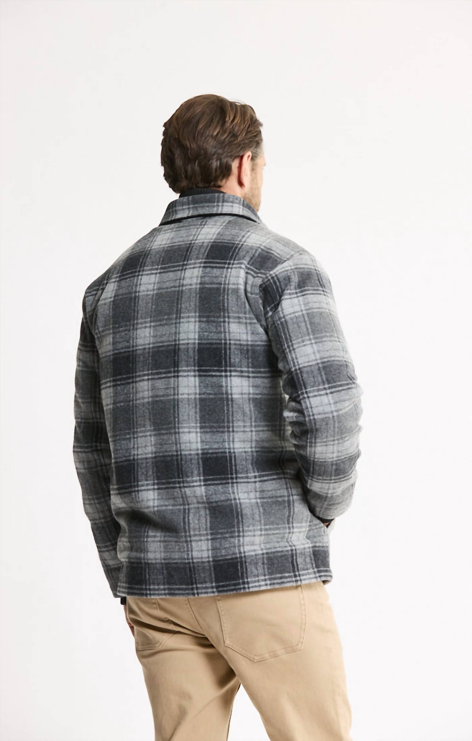 Jachs New York - Sherpa Lined Wool Blend Jacket