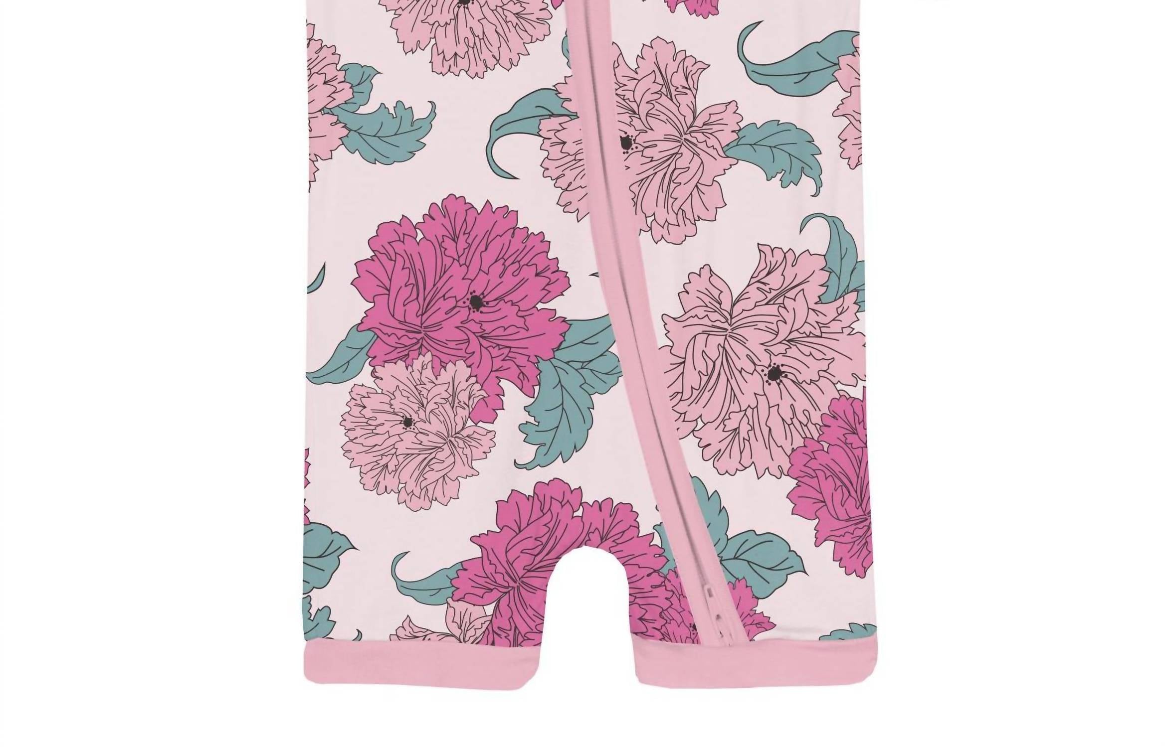 Kickee - Infant & Toddler Girl's Shorty Sleeper With Zipper
