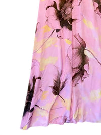 B-Yu - Women's Poppies Printed Halter Maxi Dress