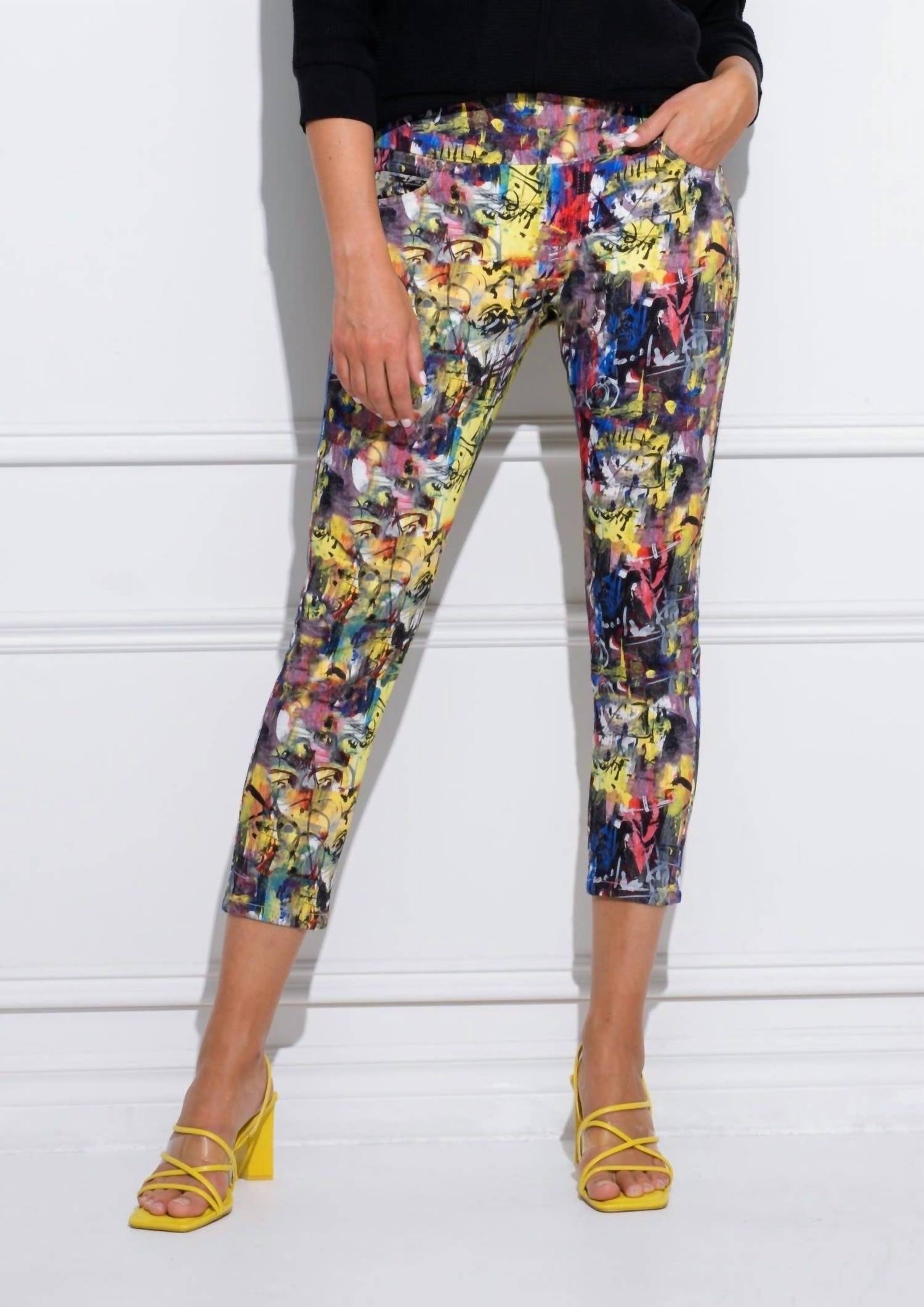 Lisette - Malaga Print 25" Thinny Crop Pant