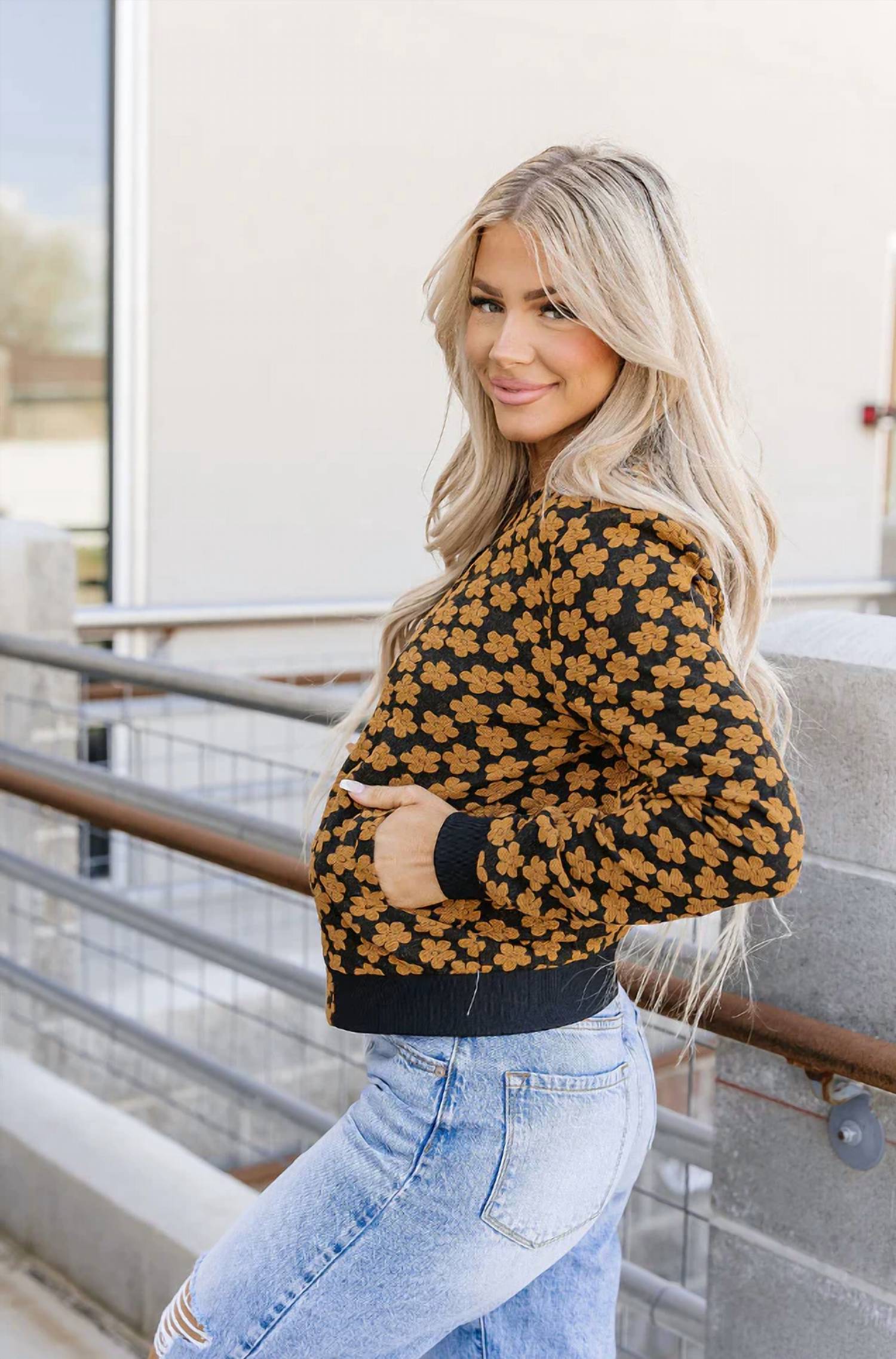 Ampersand Ave - Flower Bomber Jacket