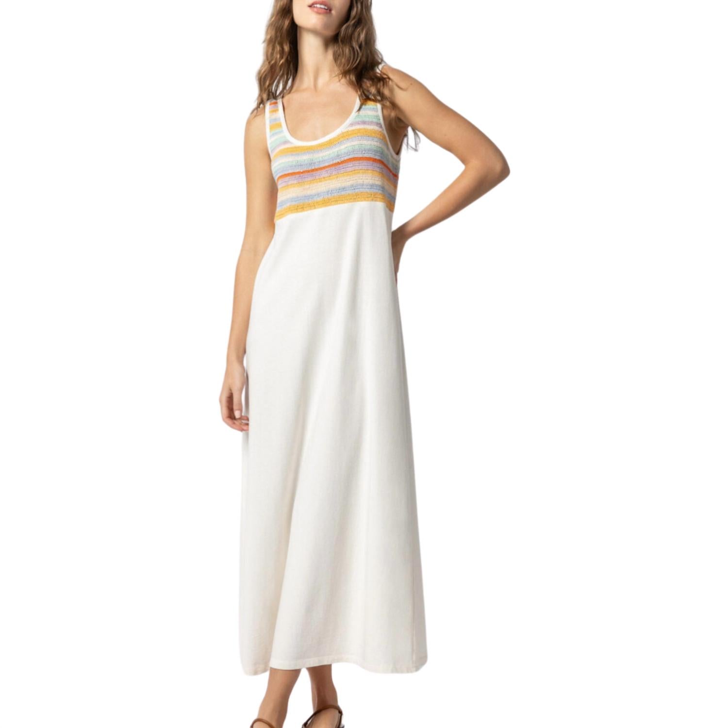 Lilla P - Women's Crochet Insert Maxi Dress