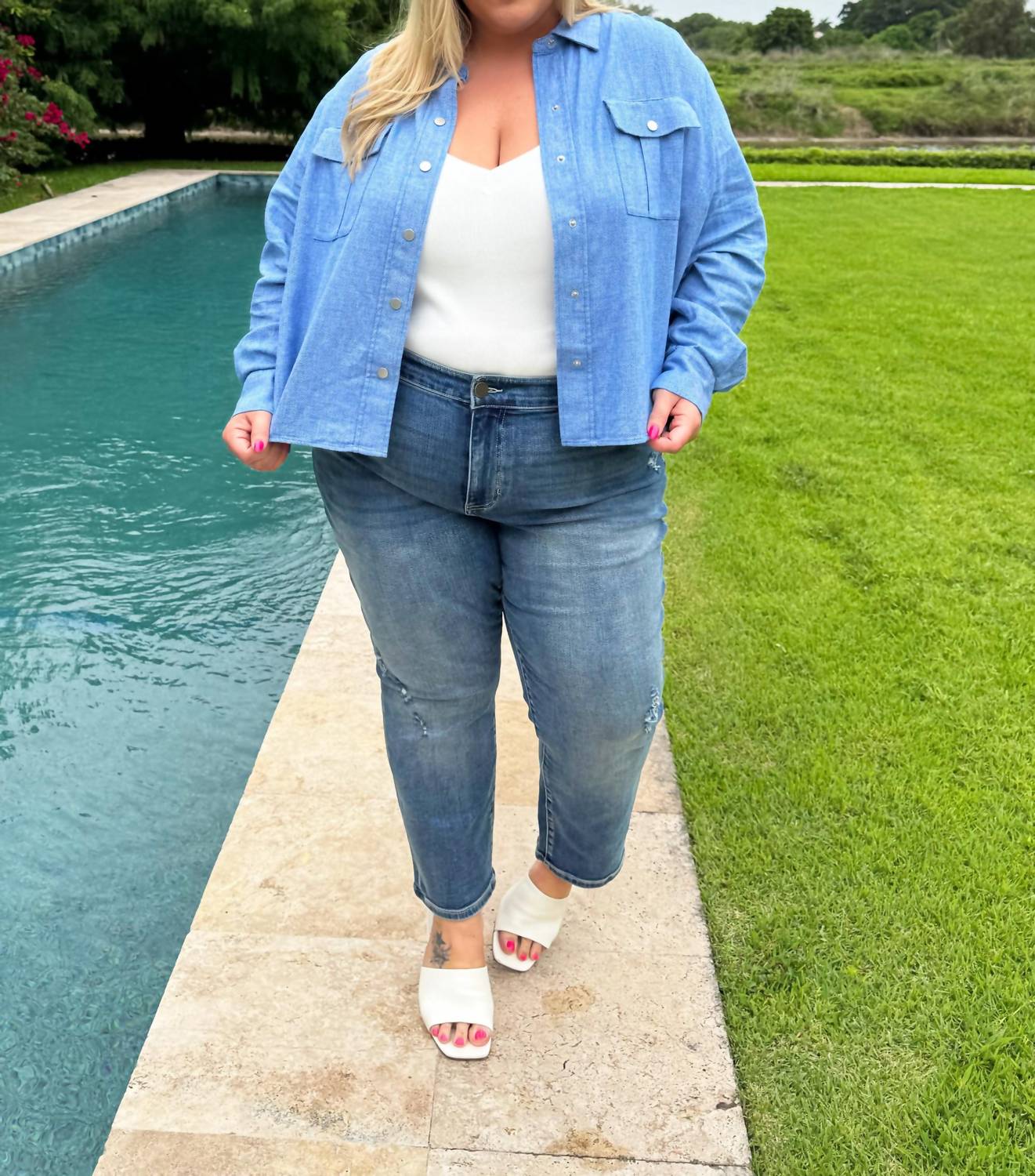 Nic + Zoe - All-around Shirt Jacket - Plus Size