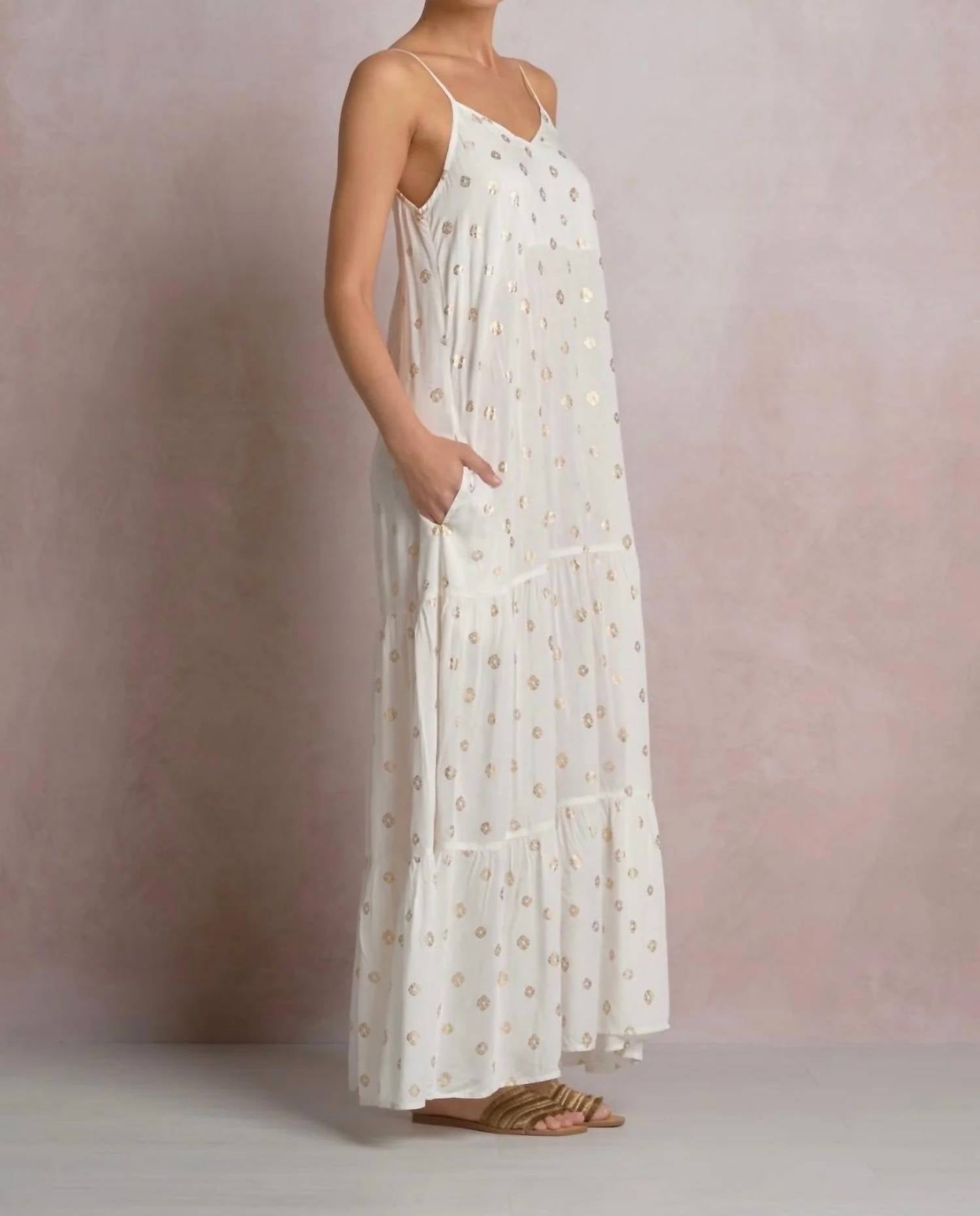 Elan - Breezy Polka Dot Maxi Dress