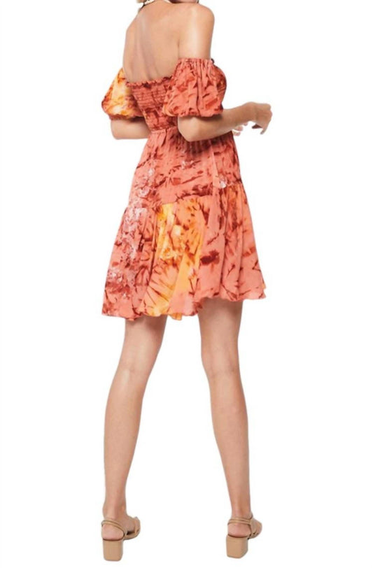 Khush - Tie Dye Keahi Cap Sleeve Dress