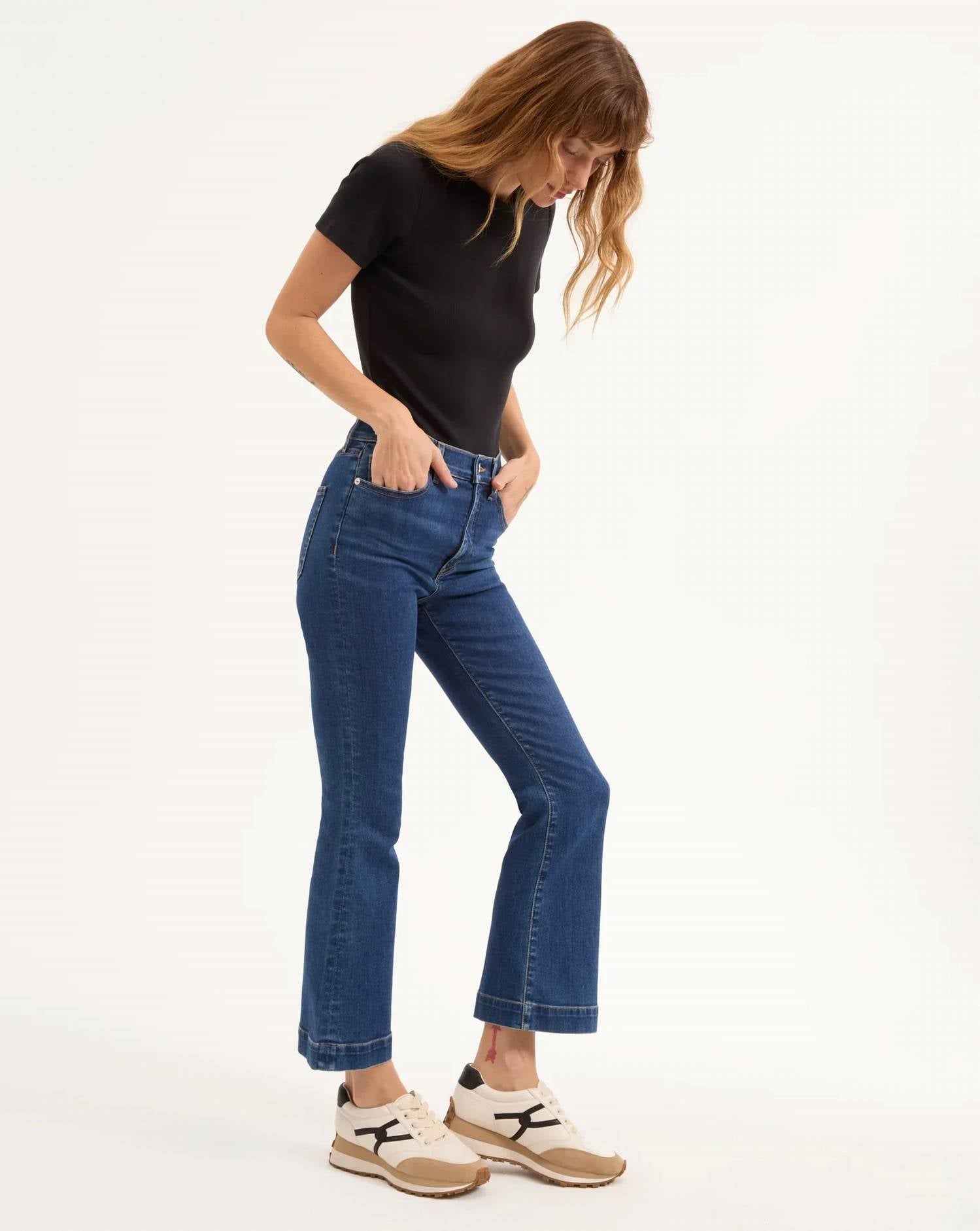 Veronica Beard - Carson Ankle Flare Jeans