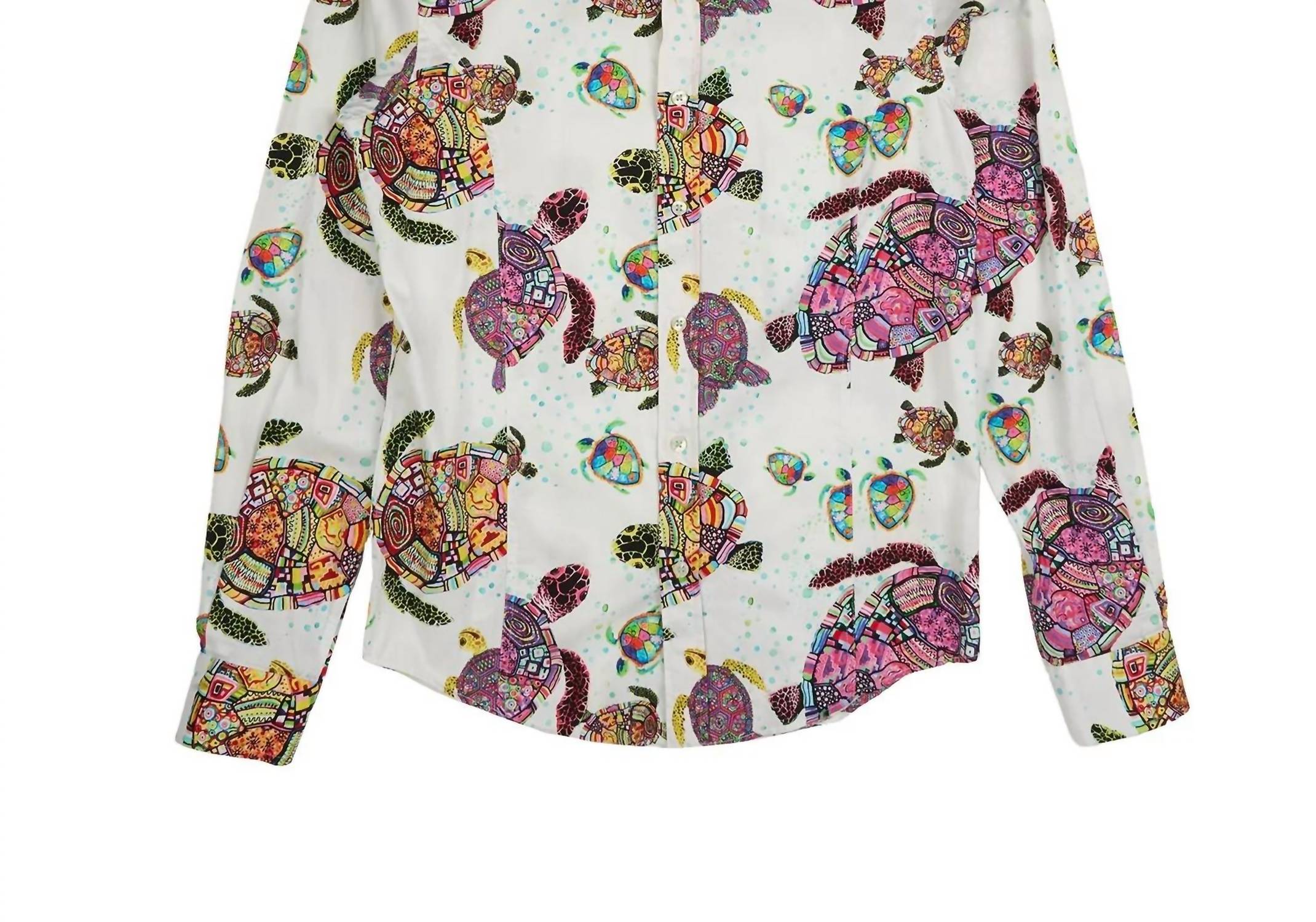 Eight X - Trippy Turtle Button Down Shirt