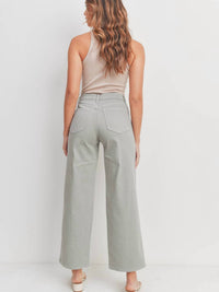 Just Black Denim - Seamed Utility Straight Leg Jeans