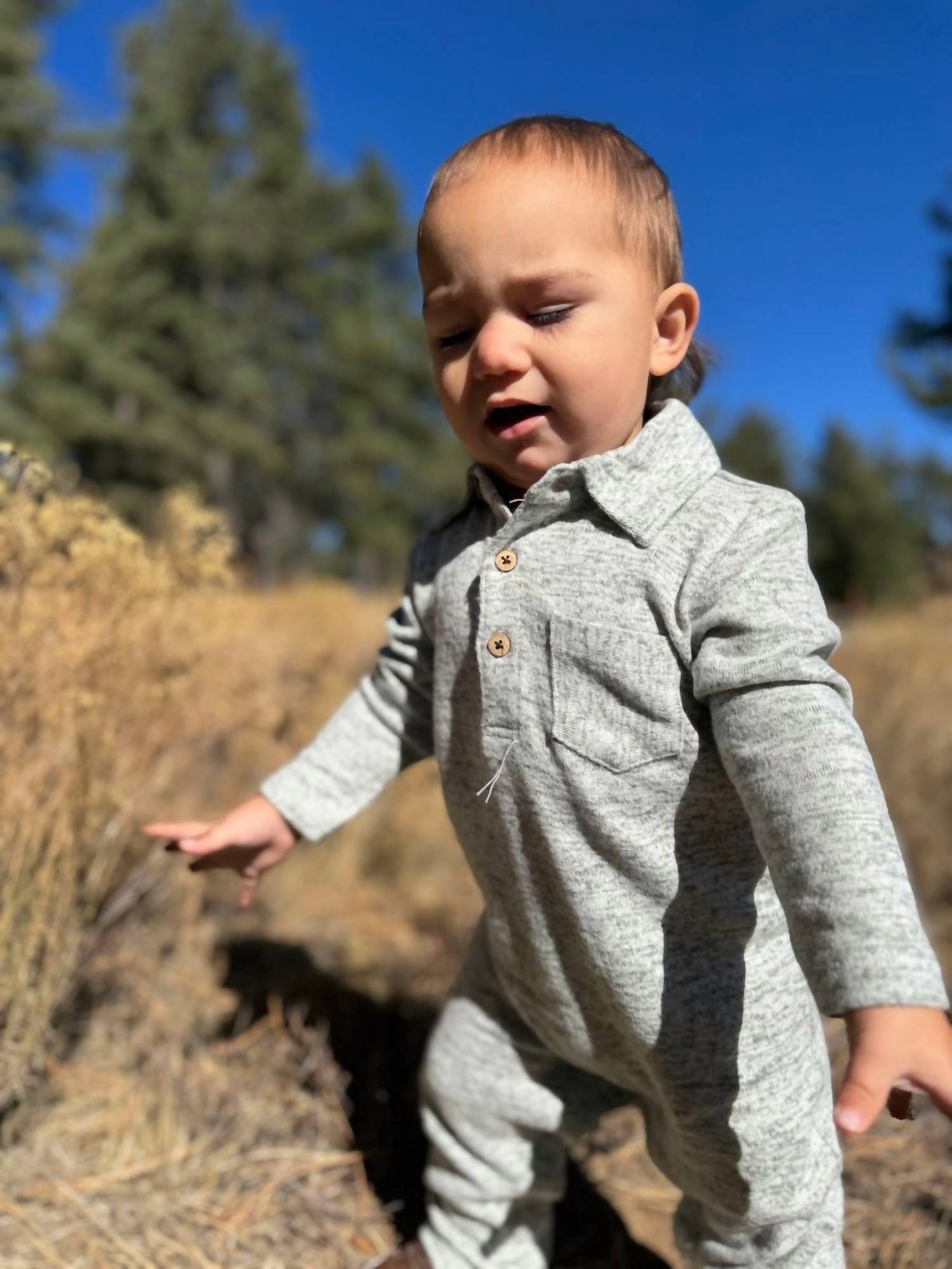 Me & Henry - Boy's Kingston Polo Romper
