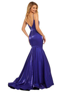 Sherri Hill - Strapless Satin Prom Dress