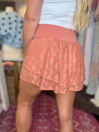 Very J - Garden Party Lace Short