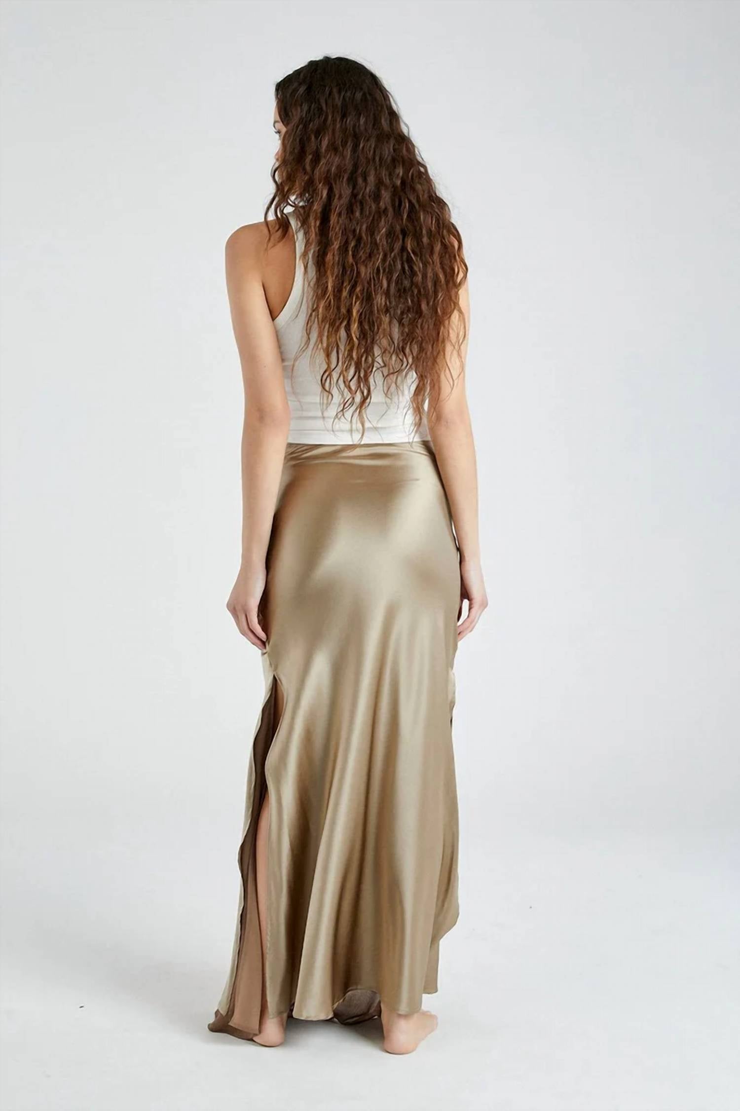 Beryll - HELENA SILK SKIRT