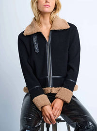 Lisa Todd - The Moto Wool Knit Jacket