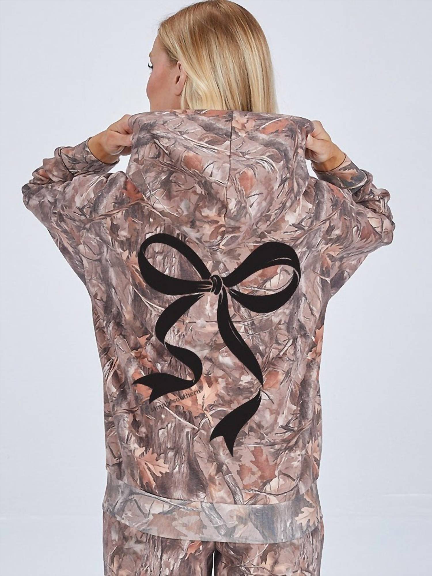Simply Southern - Women's Bow Camo Hoodie