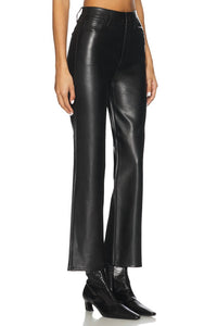PISTOLA Ally High Rise Ankle Boot Pants in onyx - women's pants - alternate view