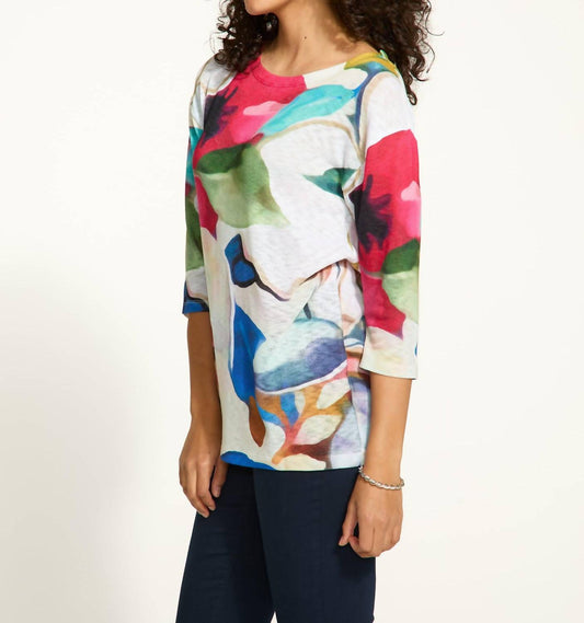 Fdj - Drop Shoulder Boat Neck Top