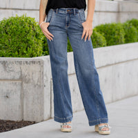 Judy Blue - Boardroom Babe High Rise Wide Leg Jean