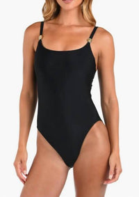 L'Agence - Scoop Neck One-piece Swimsuit
