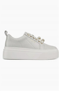 J/Slides - Women's Aria Leather Platform Sneakers