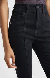 Veronica Beard - Carson High Rise Ankle Flare With Mid Seam Jeans