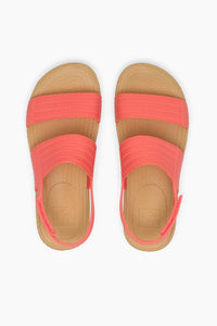 REEF Women's Water Vista Sandal in sunset coral - women's sandal - detail view