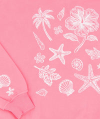Sunkissed Coconut - Tropical Embroider Hoodie