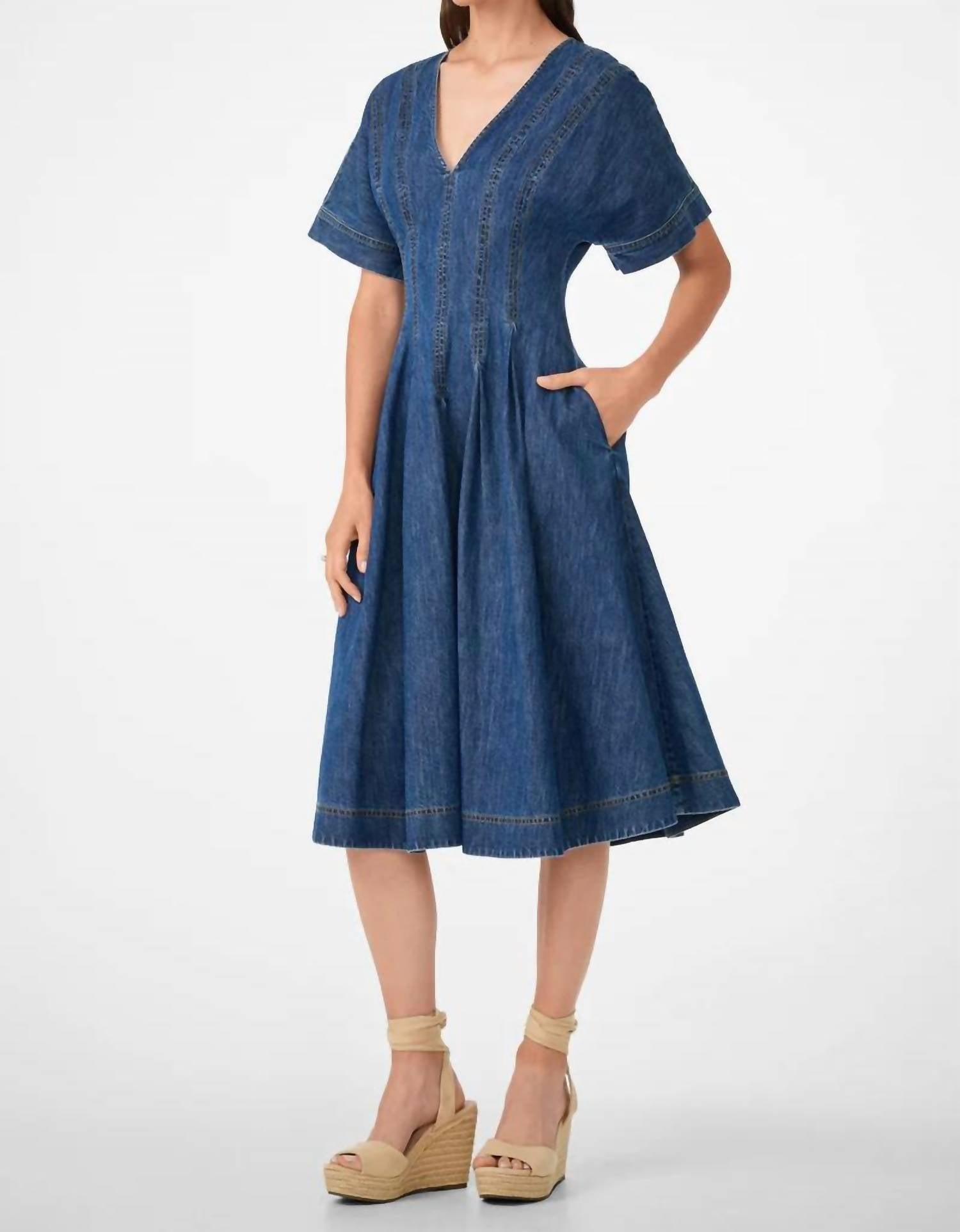 Trina Turk - Ashe 2 Short-sleeve Denim Dress
