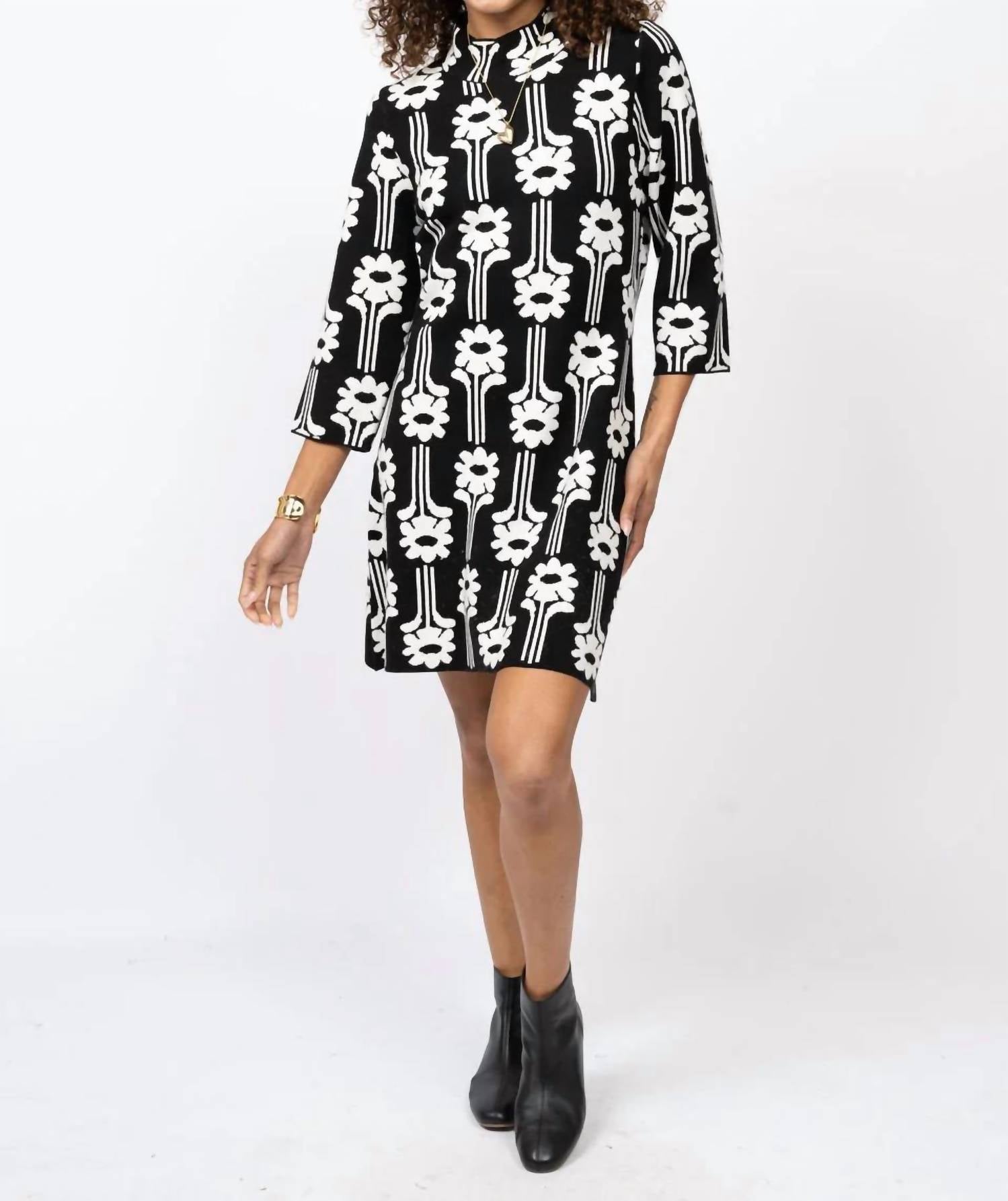 Uncle Frank - Flower Power Knit Dress