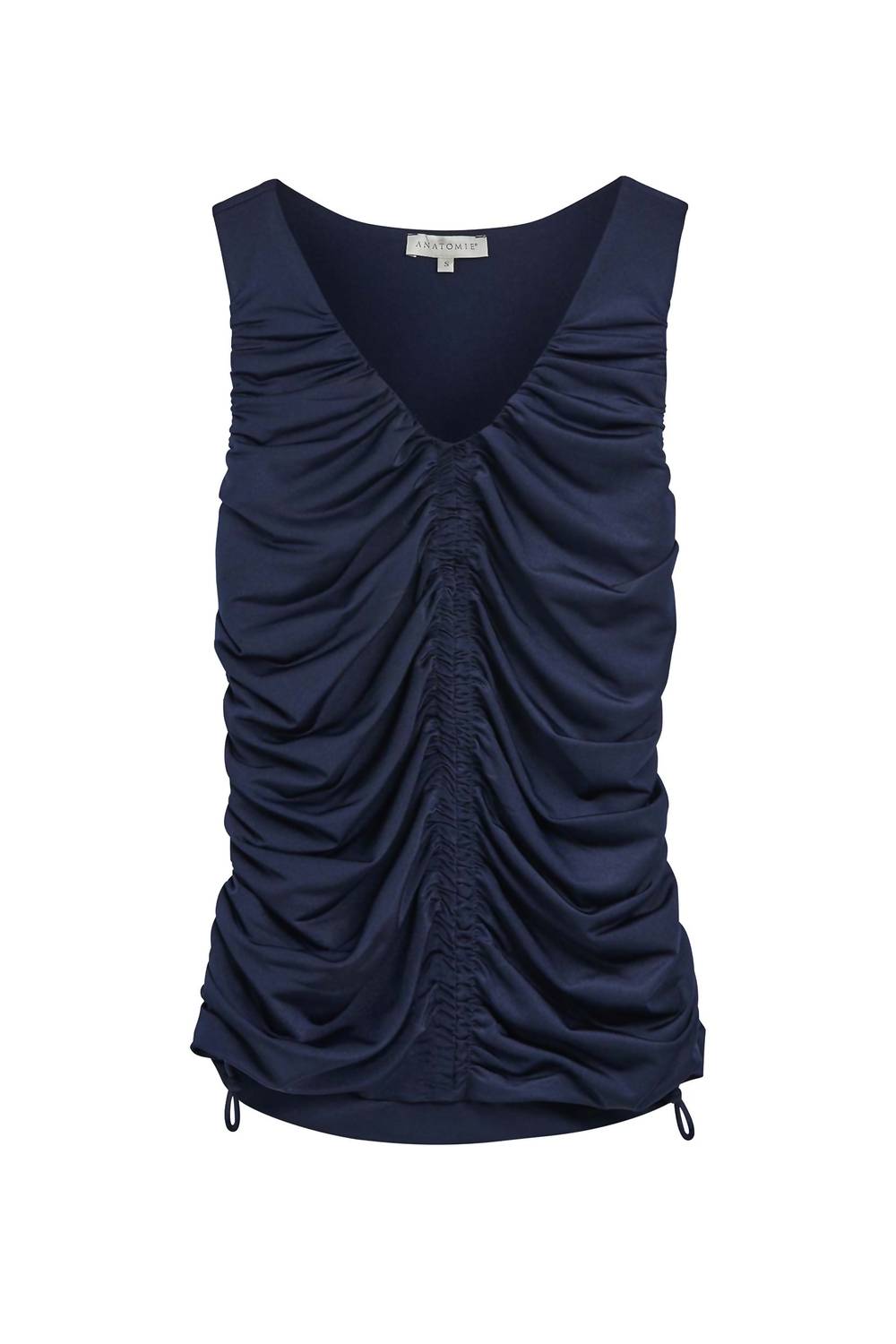 Anatomie - Ruched Sleeveless Super Jersey Top