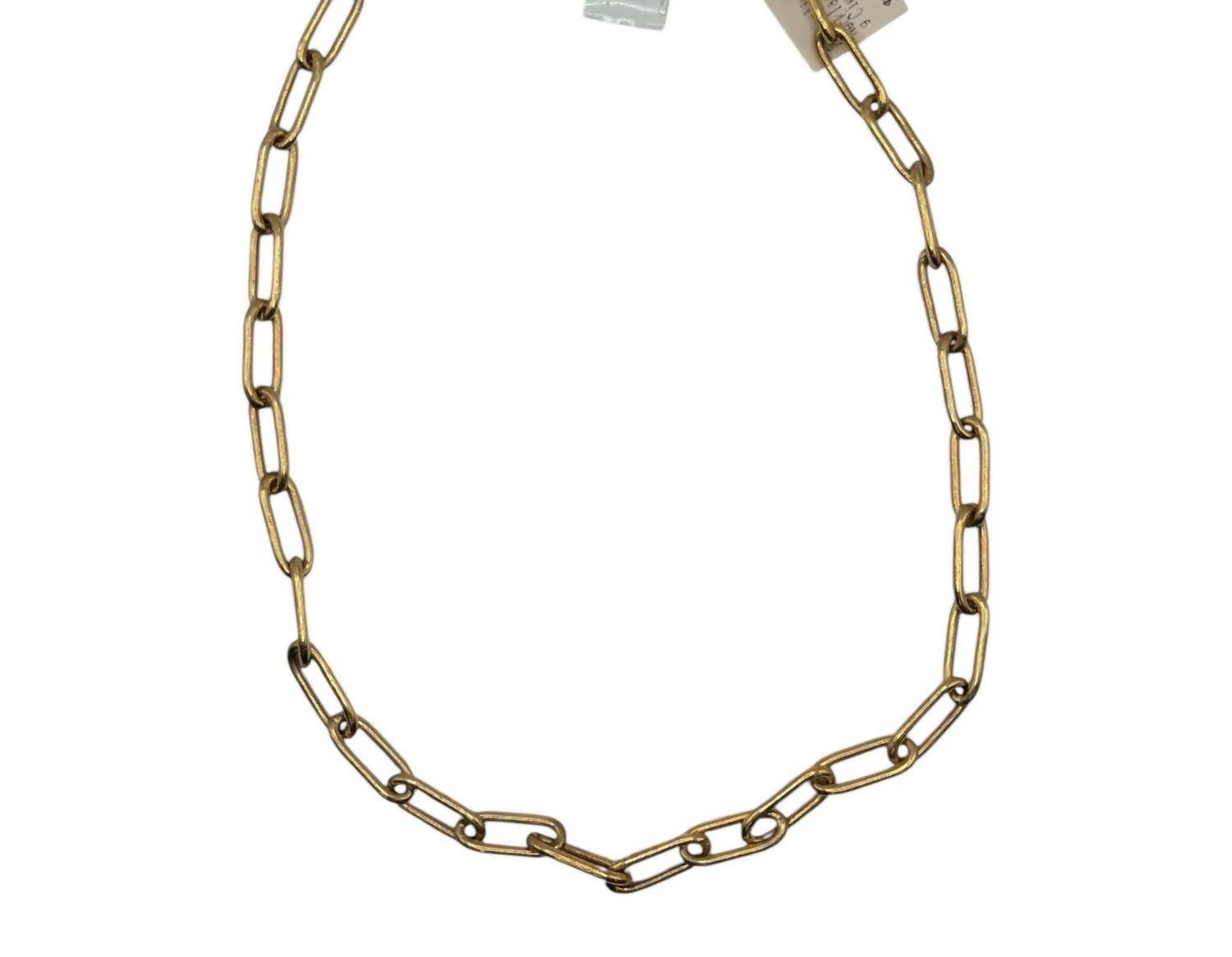 Made In Italy - Women's Paperclip Link Chain Necklace