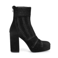 SILENT D Women's Yasmin Boot in black suede - women's shoe
