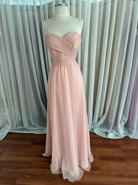Angelina Faccenda - Women's Strapless Pleated Bodice Dress