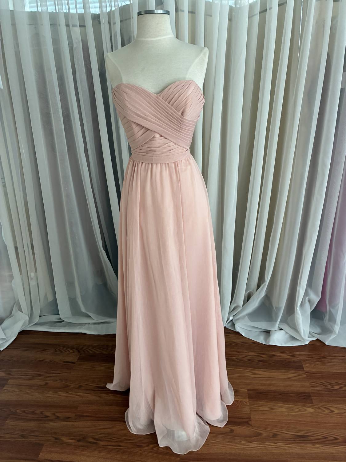 Angelina Faccenda - Women's Strapless Pleated Bodice Dress