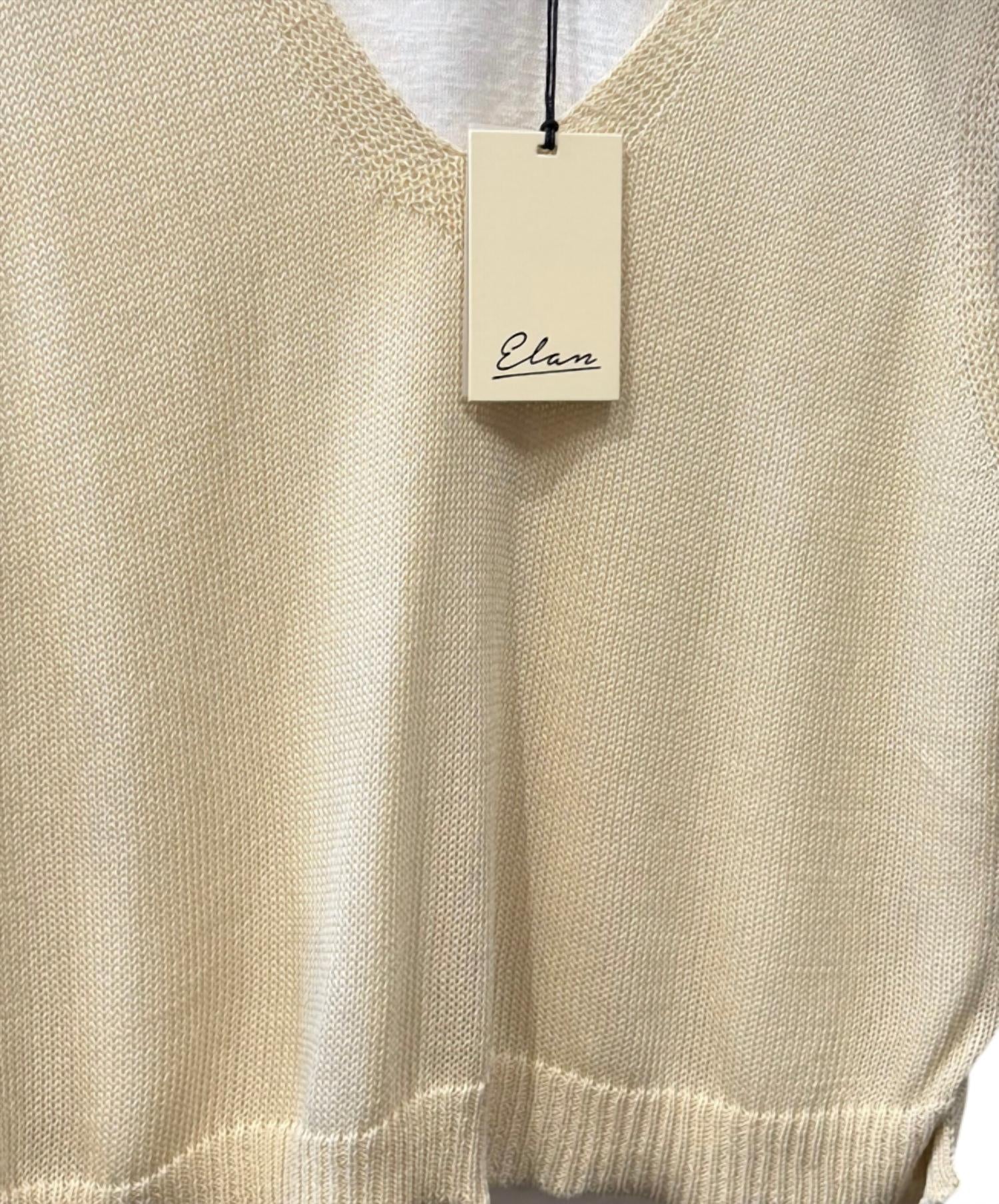 Elan - Women's Sly Layered Tee Sweater Top