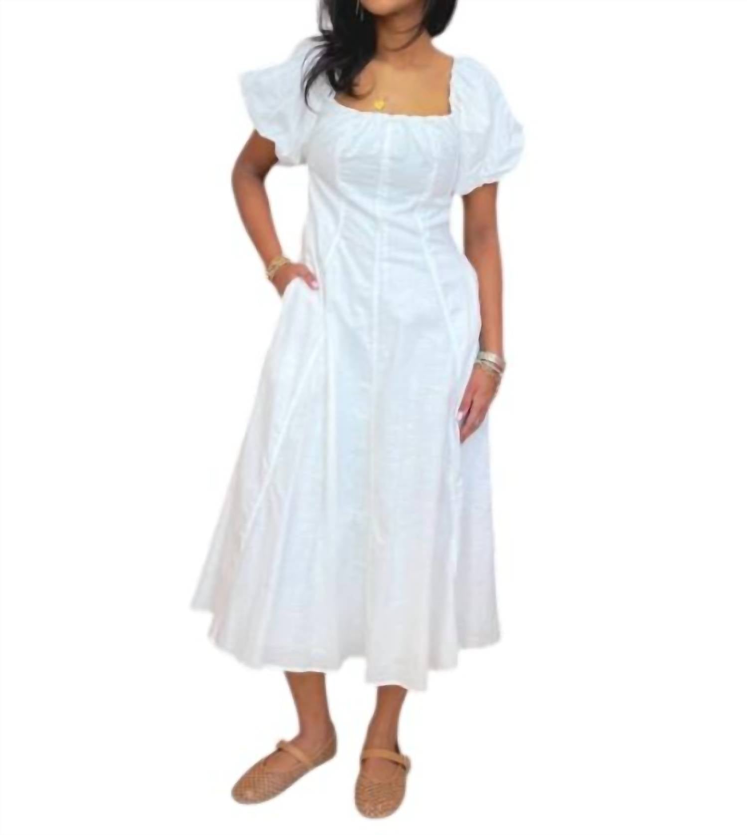 Klesis - Off Shoulder Midi Dress