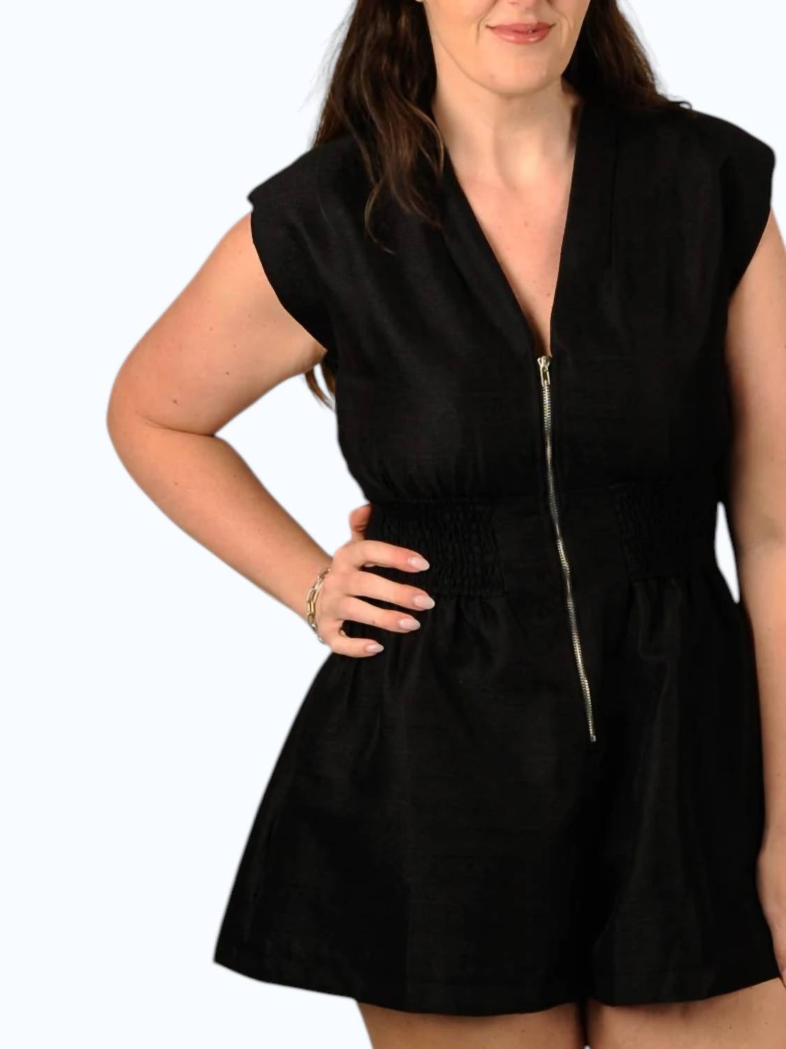 GLAM Jetset Romper in nior - women's pants - detail view