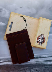 Danbury Accessories Men's Money Clip in brown - men's bag - detail view