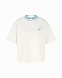 Marc Cain - Heart and striped T-Shirt