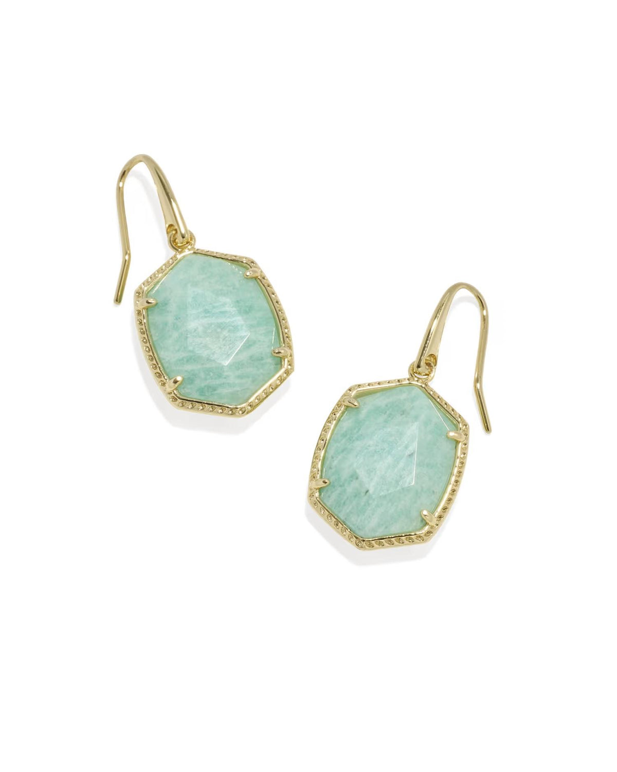 Kendra Scott - Women's Daphne Amazonite Frame Drop Earrings