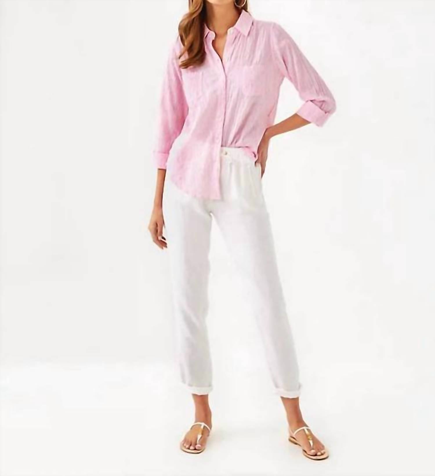Lilly Pulitzer - SeaView Button Down Top