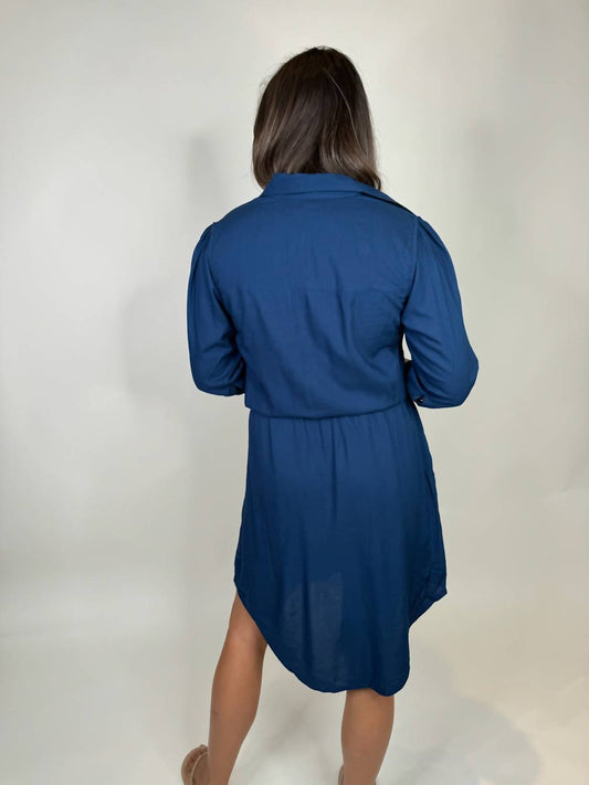 Skemo - Solid Short Shirt Dress