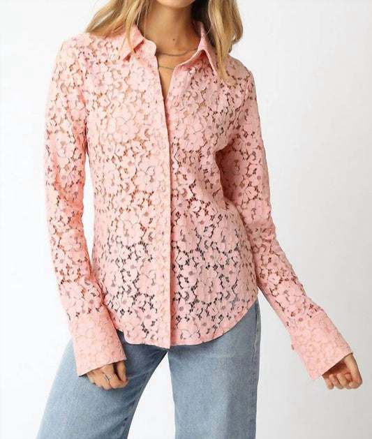 Olivaceous - Celine Lace Blouse