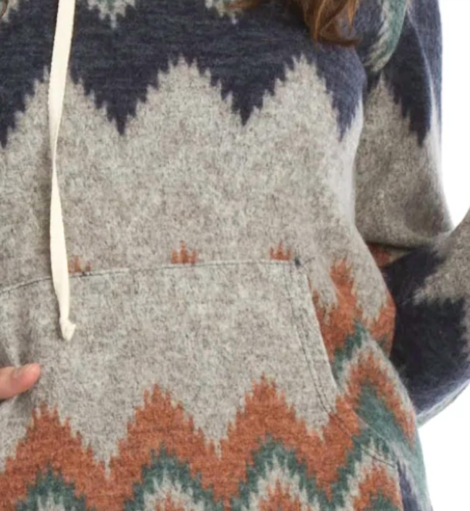 Papillon - Brushed Chevron Hoody