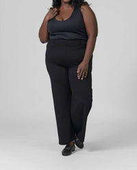 Lysse - Erin High Waist Wide Leg Ponte Pant - Plus Size
